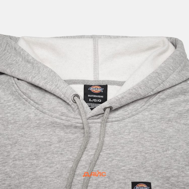Толстовка мужская Dickies Skateboarding Logo Hoodie  артикул:TWSK0_grey - купить в магазине Дайс
