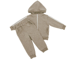Костюм спортивный на молнии Р-р 110 темно-бежевый (Солнечный миф)