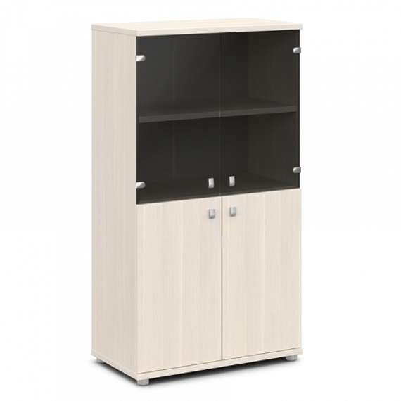 Шкаф со стеклом средний 820х440х1490 V-664