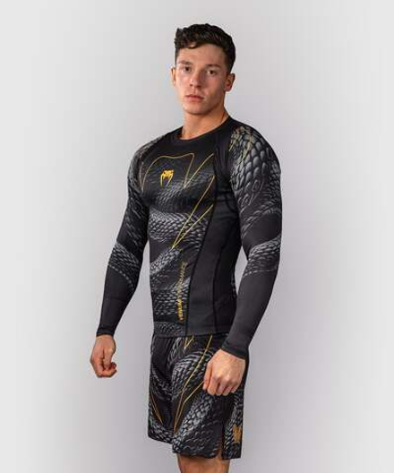 Рашгард Venum Matupa Black/Grey/Gold L/S