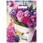 Пакет 29*40см 35мкм с вырубной ручкой "Весенние краски" (50шт)