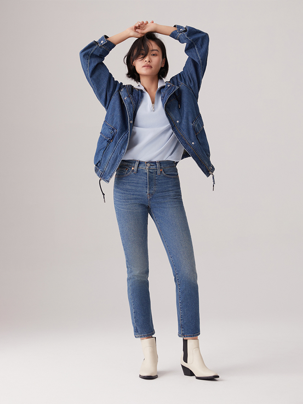 Женские прямые джинсы Levi's Wedgie Straight 34964-0218