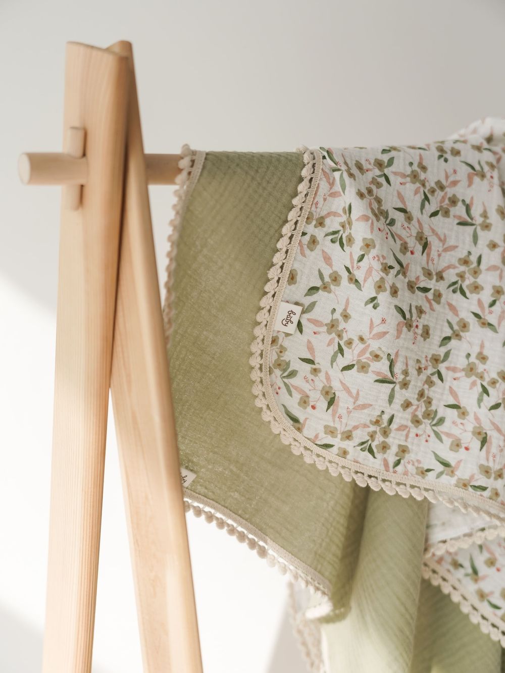 Плед муслиновый "Шалфей" 0+