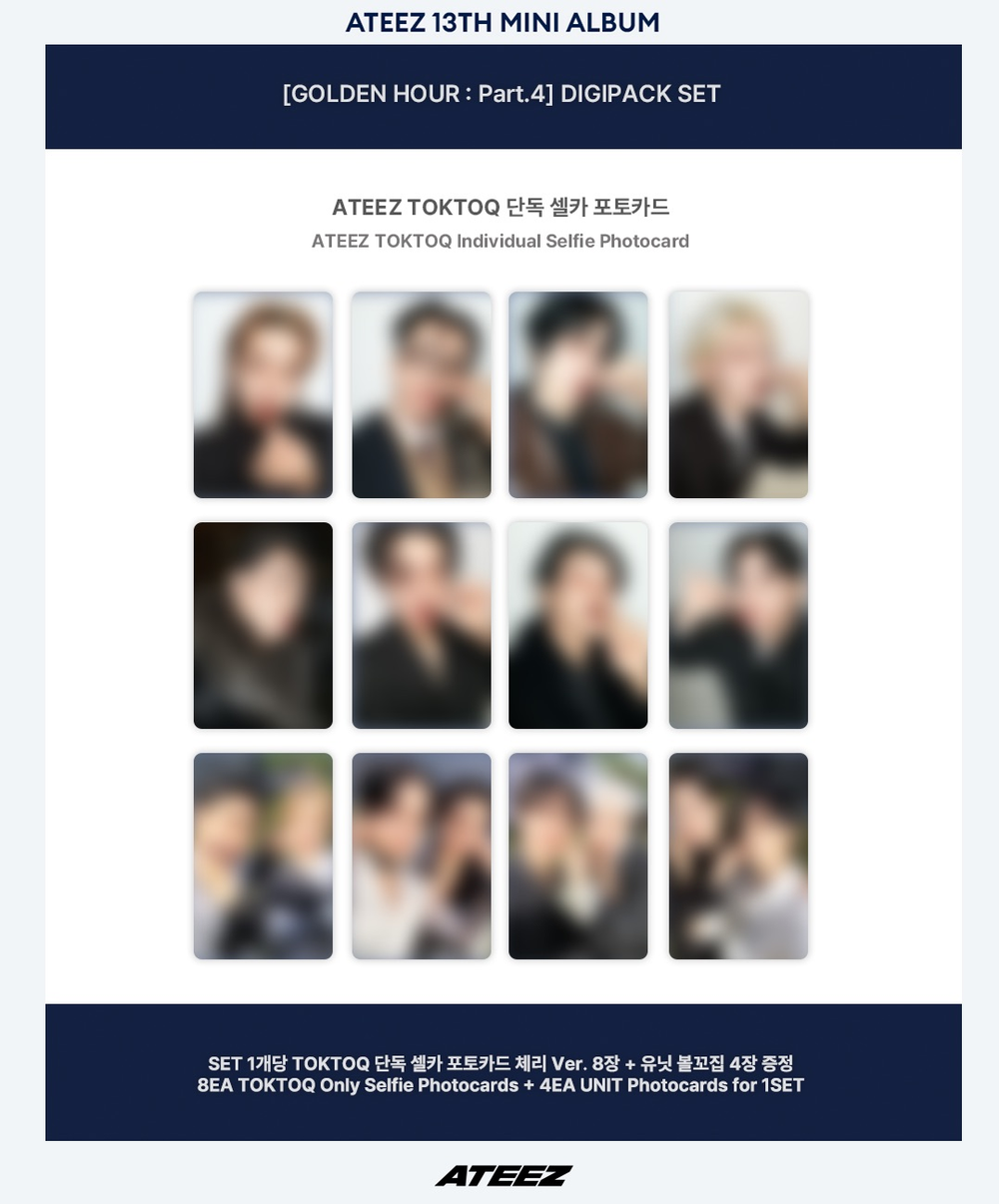 Альбом ATEEZ - GOLDEN HOUR : Part.4 (DIGIPACK Ver.)