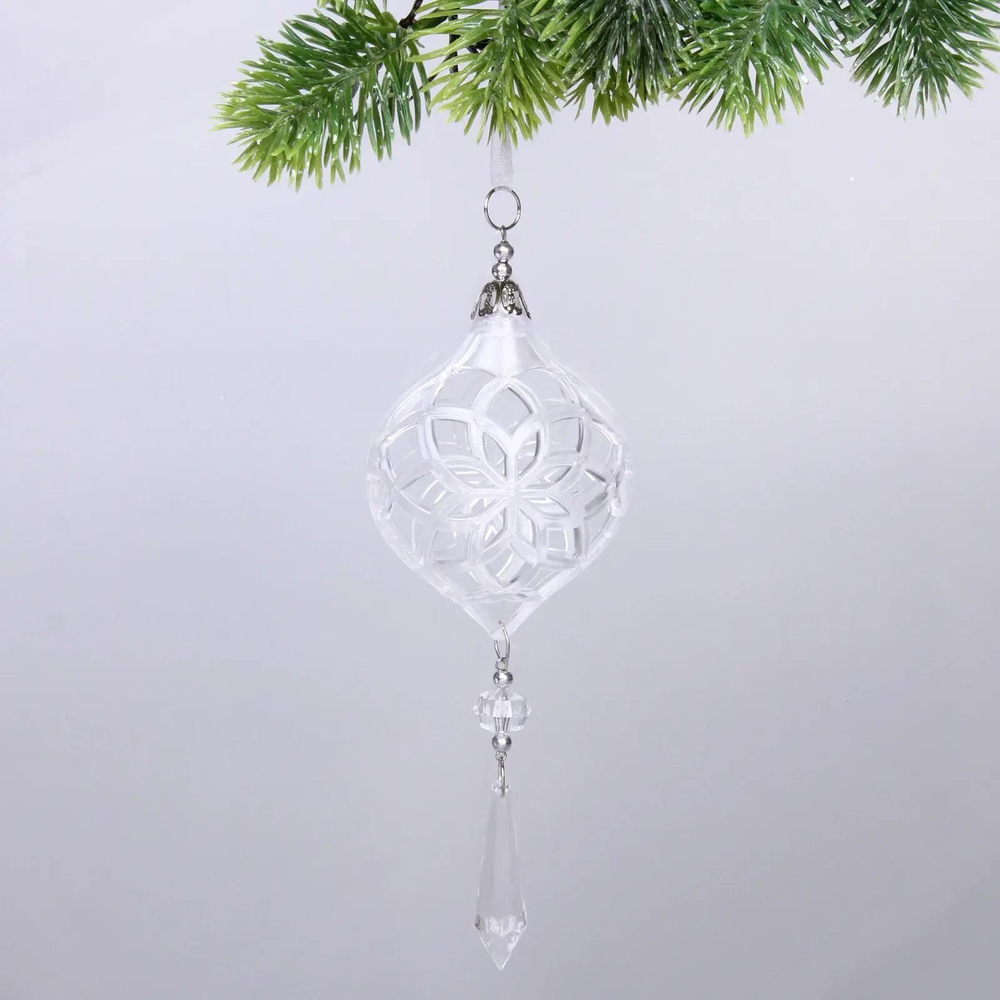 Подвеска «Сказочные узоры» 8*20 см, Белый