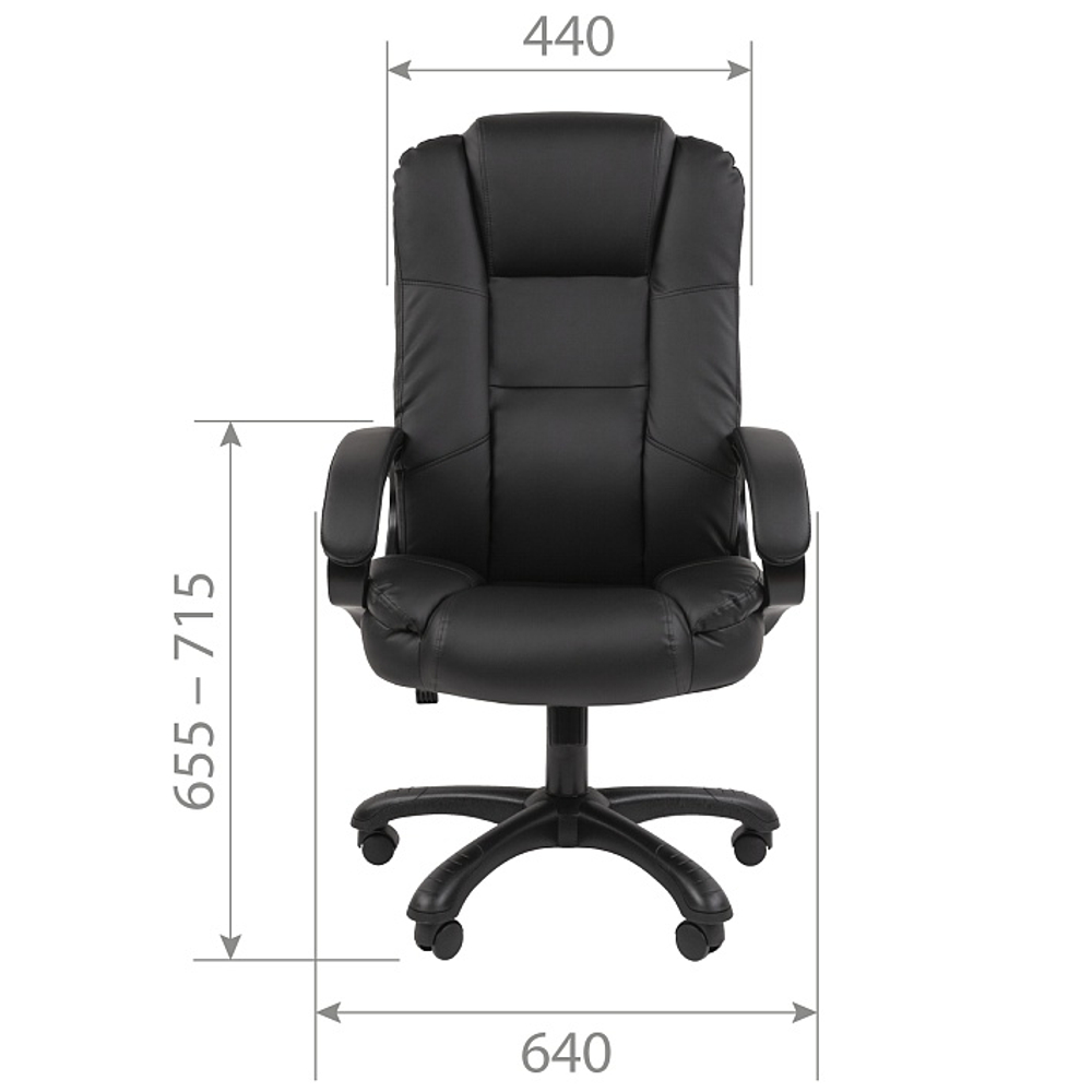 Офисное кресло CHAIRMAN 600, экокожа