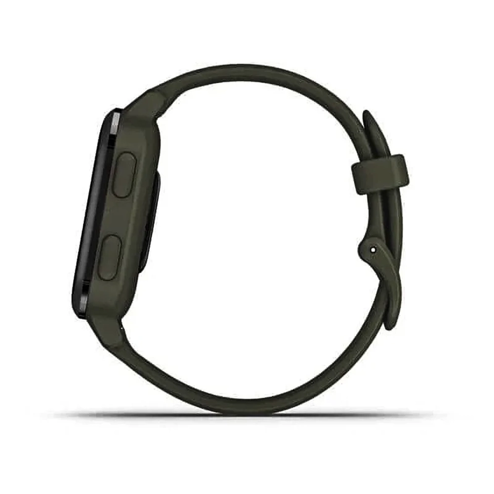 Смарт-часы Garmin Venu Sq Music Edition темно-зеленый с серым алюминиевым безелем 010-02426-13