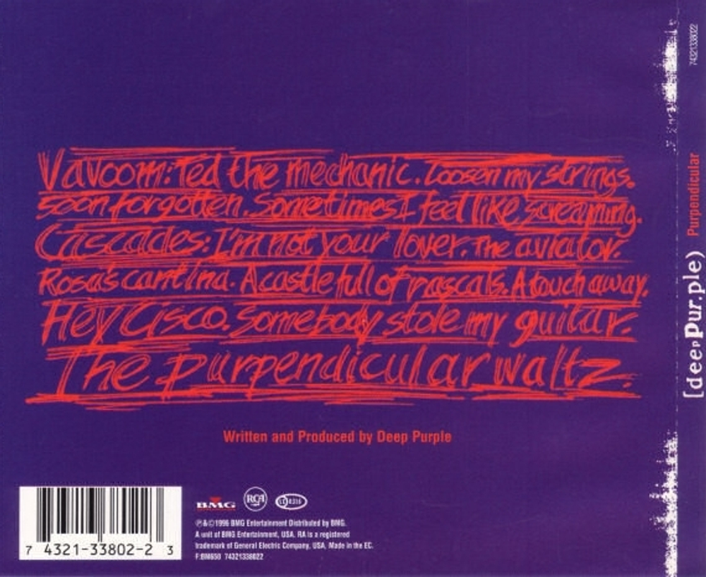 Deep Purple / Purpendicular (CD)
