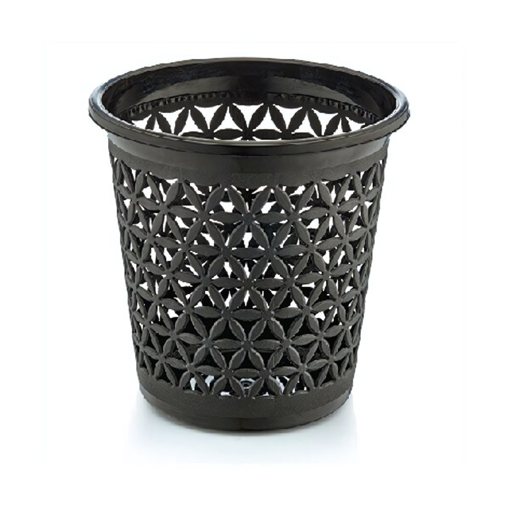 Корзина для мусора "Фловер" 11л черный