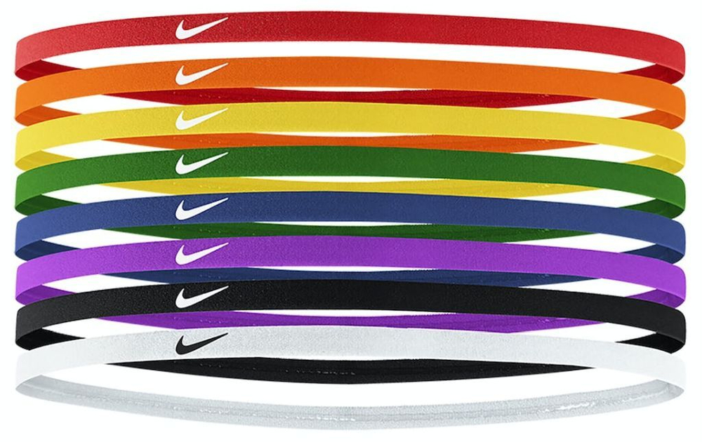 Резинка на голову Nike Skinny Headbands 8P - разноцветный