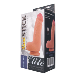 Телесный вибратор 19см с пультом ДУ ToyFa RealStick Elite Vibro 987017