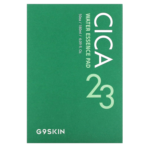 G9skin, Cica 23 Water Essence Pad, 50 подушечек, 180 мл (6,09 жидк. унц.)