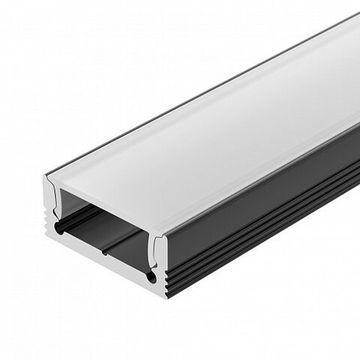 Алюминиевый профиль для контурной подсветки 2м 061377 черный SL-SLIM-H7-2000 BLACK (BY) Arlight