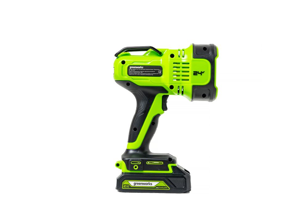 Аккумуляторный светодиодный фонарь прожектор Greenworks, G24SL, 3401207,24v, без АКБ и ЗУ