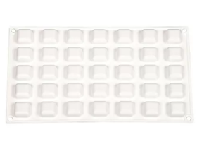 Форма силиконовая "Микро квадратный камень" 35 ячеек 25*25*12 мм, P.L. Proff Cuisine