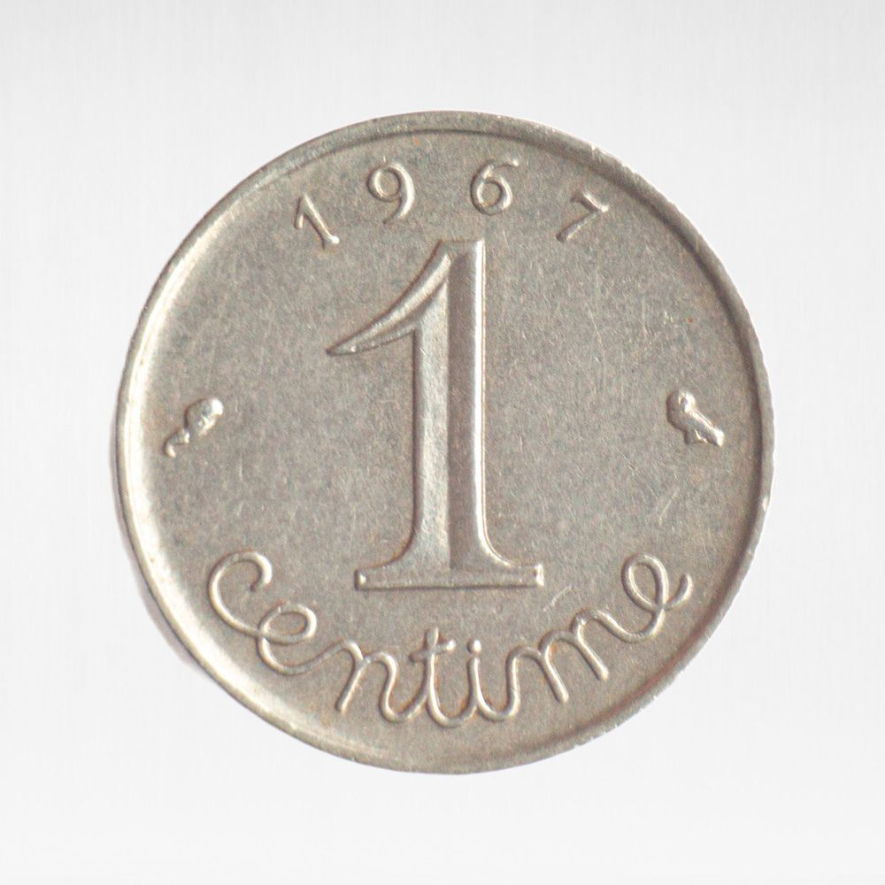 France, 1 Centime 1967 - 5th Republic, VF