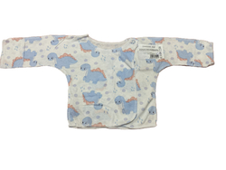 Распашонка с двумя кнопками из кулирки (100% хлопок) на рост 62 см