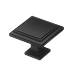 Ручка-кнопка, матовый черный  RK-105 BL