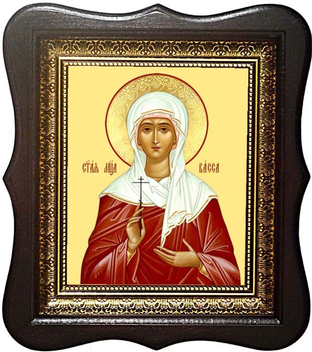Васса Алонская Святая мученица. Икона на холсте.