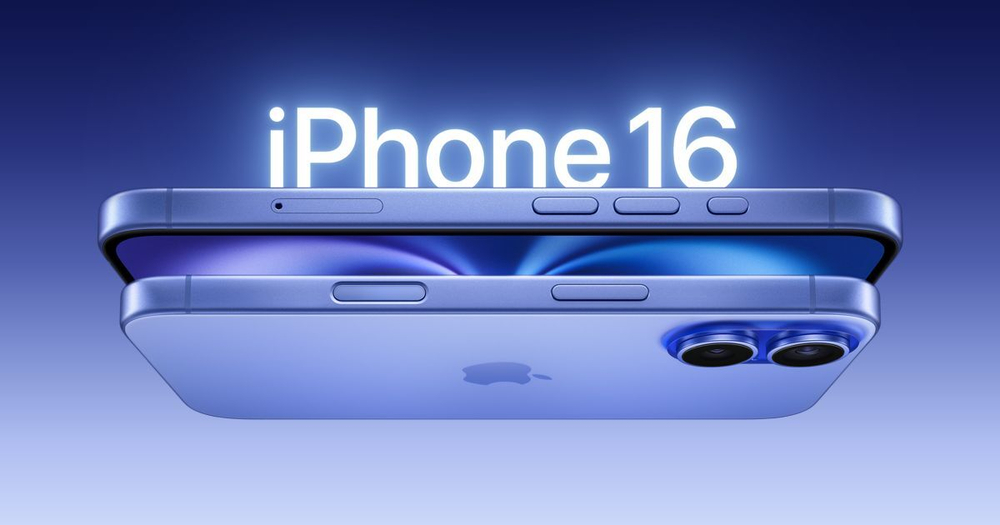 Смартфон Apple iPhone 16 128Gb eSIM + SIM Ультрамарин