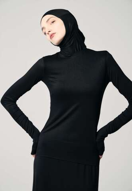 Лонгслив «Силуэт» черный