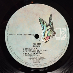 Винтажная виниловая пластинка LP The Cars Candy O (Japan 1979) (No Obi) Shoo Be Doo