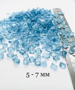 Стеклянная крошка Голубая фракция 5