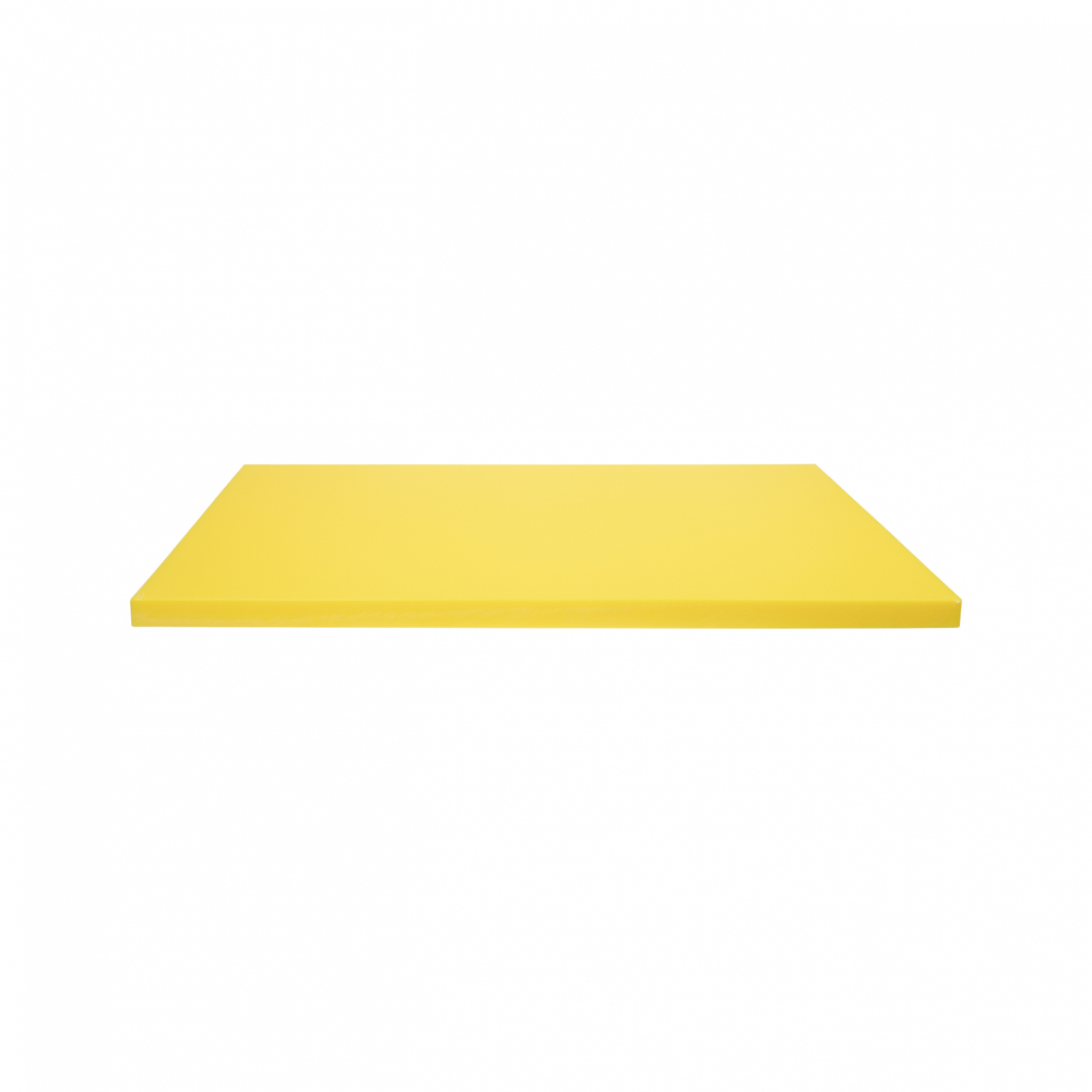 Доска разделочная 500х350х18 мм желтая пластик/мки301/2