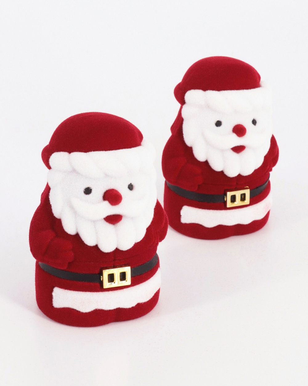 Футляр «Новогодняя» Дед Мороз для кольца и серёг