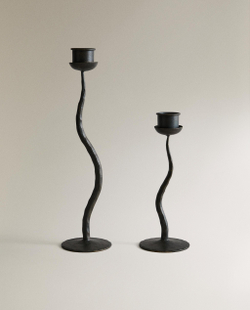 Zara Home Подсвечник из металла, цвет золотой, 17 см