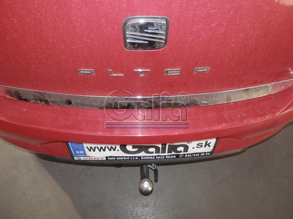 Фаркоп оцинкованный Galia S074A для SEAT Altea 2004-2015, SEAT Leon 2005-2013(паспорт и сертификат в комплекте)(без электрики)