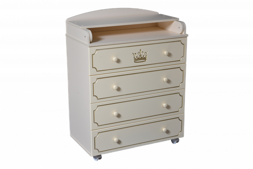 Комод пеленальный Антел Nikol 800/4 слоновая кость