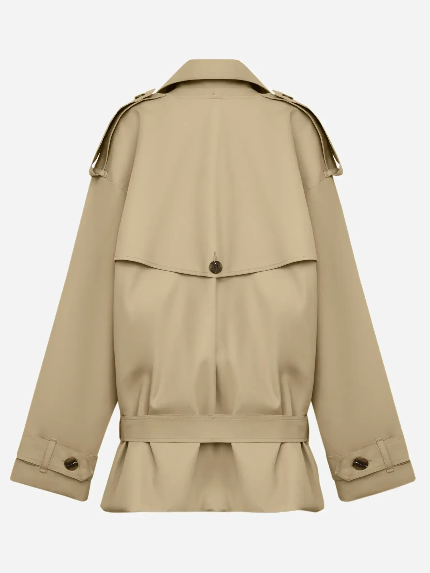 Тренч-трансформер бежевый