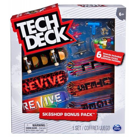 Tech Deck - набор Skateshop, гриф Revive, 6 шт. в упаковке 20136699