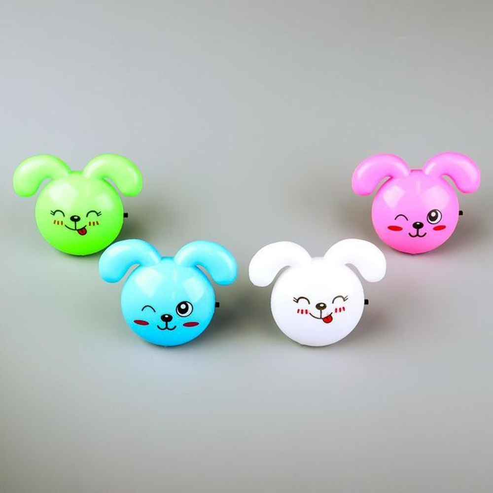 1063868 Ночник LED "Кролик",7 см, 4W (V220) МИКС пластик 1063868