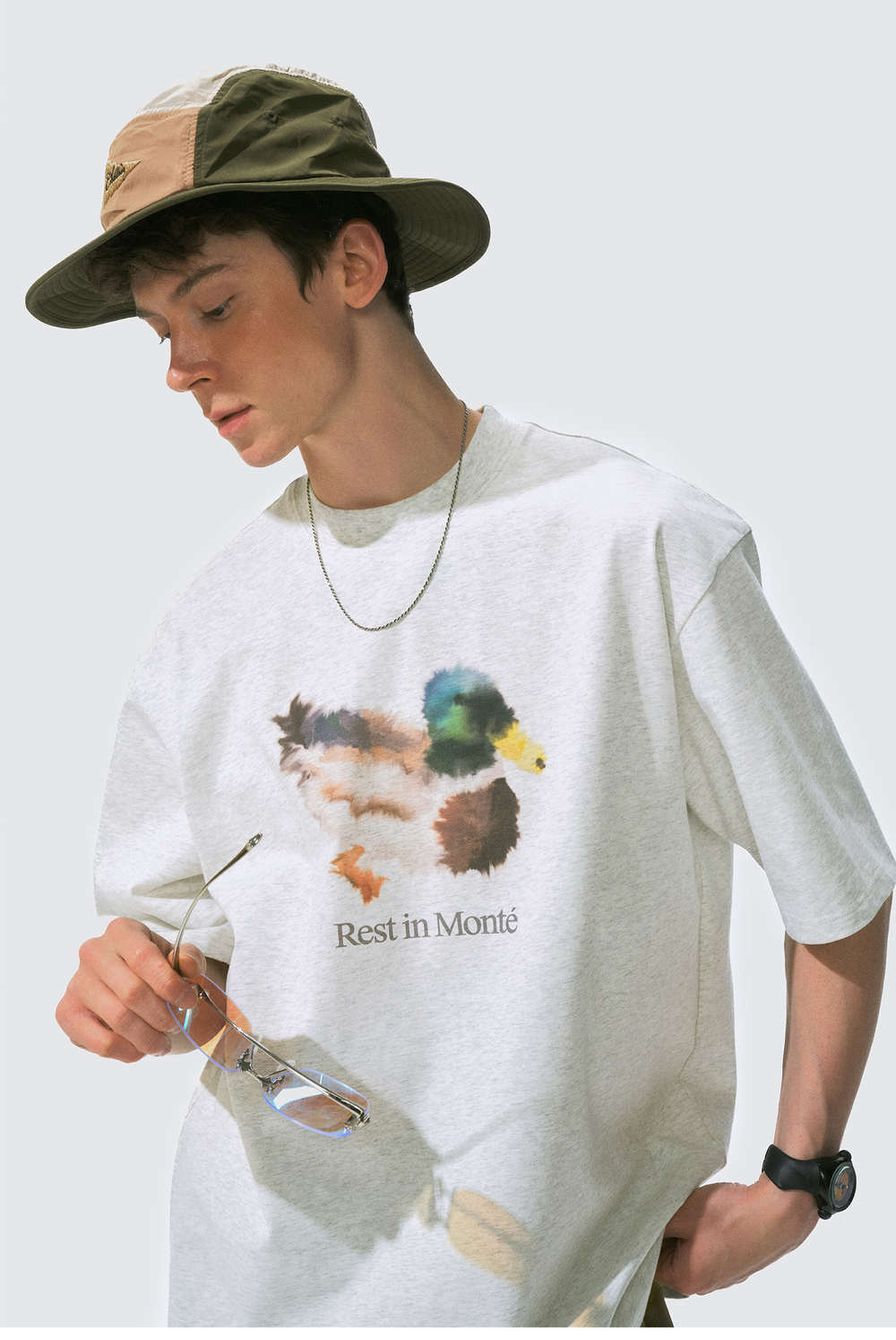 Футболка Nothomme Monterest Duck серый