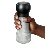 Набор PowerBlow & Feel Pocket Stroker Crystal: мастурбатор и интерактивная насадка