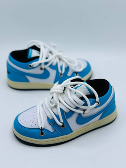 Детские кожаные кроссовки Nike Off White