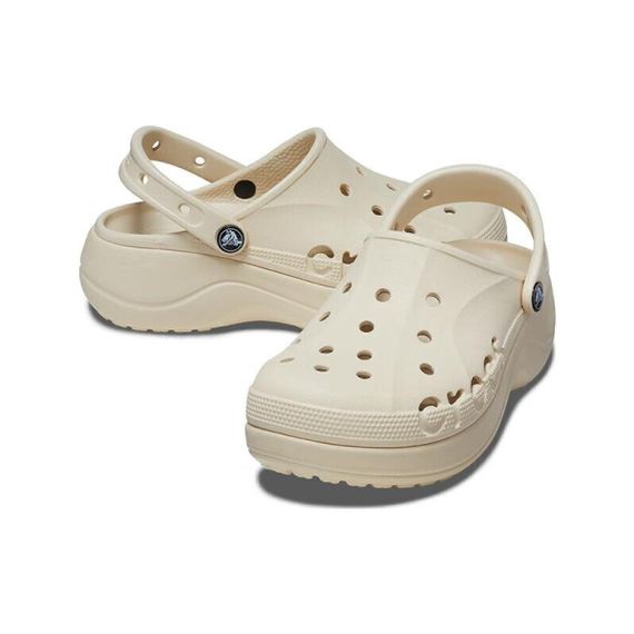 Crocs Baya Platform Clog 'Winter White'