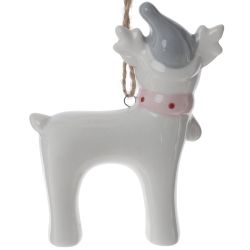 GAEM Фигурка декоративная подвесная "Олень", L8 W3 H11,5 см, 4в.