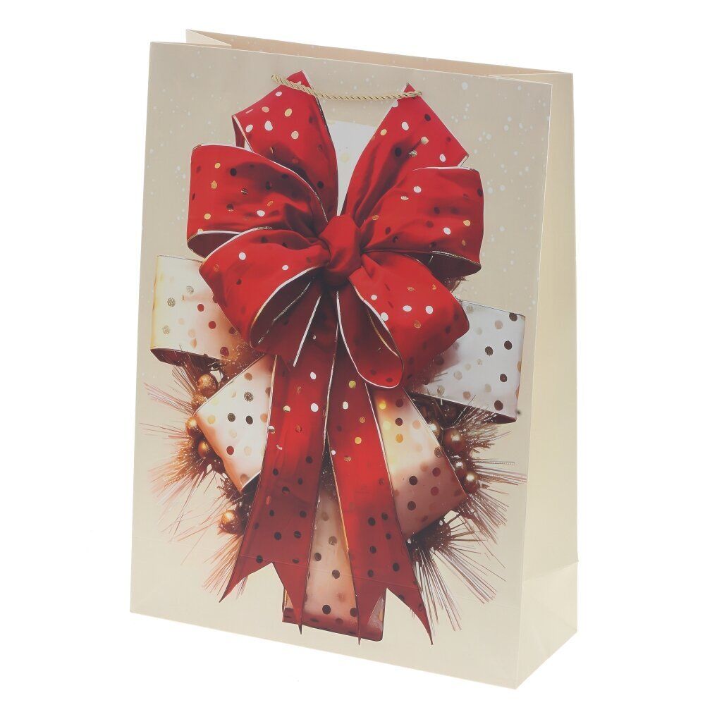 GAEM Пакет подарочный (бумага 210г/м2, блок 12шт), L50 W18 H72 см, 2в.