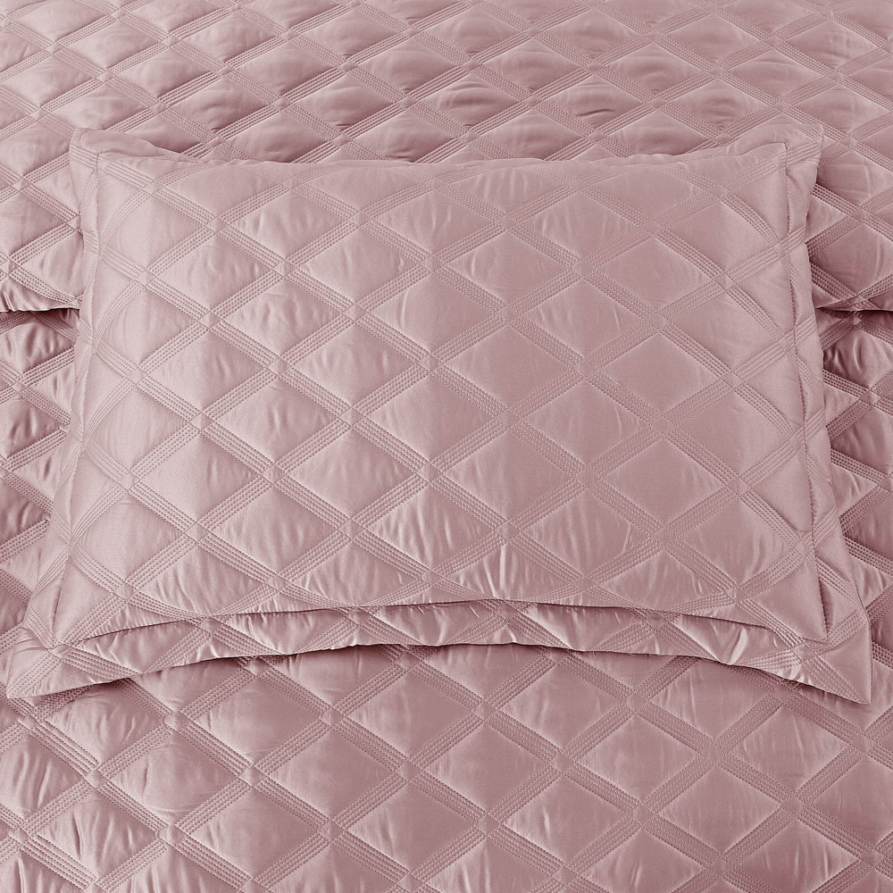 Покрывало 230x250 и 2 наволочки 50х70 Sofi De MarkO Шармель розовое