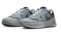 Мужские кроссовки теннисные Nike Air Zoom Vapor 11 Attack - light smoke grey/white/signal blue/black