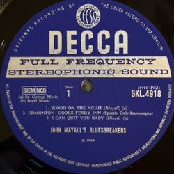 Виниловая пластинка John Mayall's Bluesbreakers - The Diary Of A Band Volume One LP