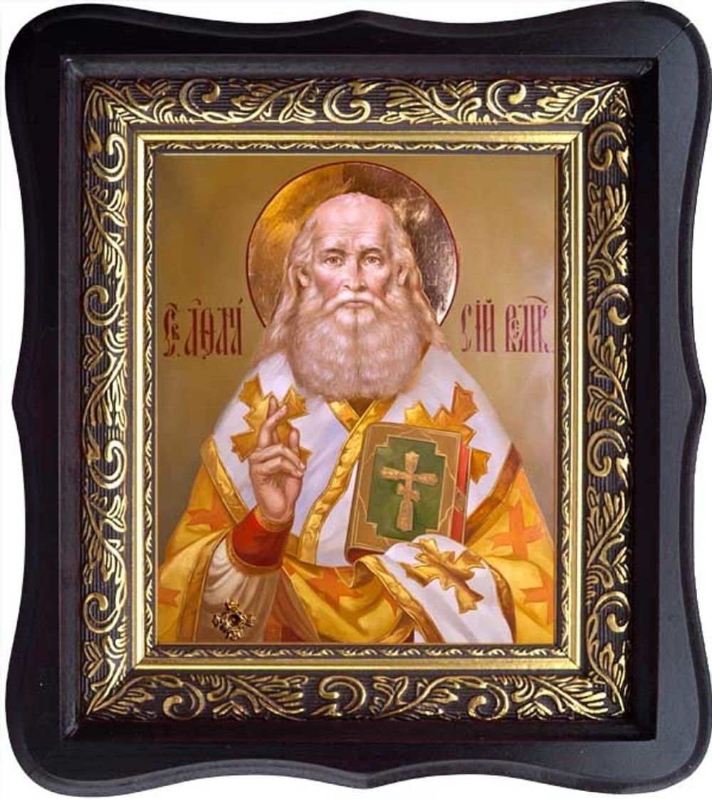 Афанасий Великий Александрийский  Святитель. Икона на холсте.