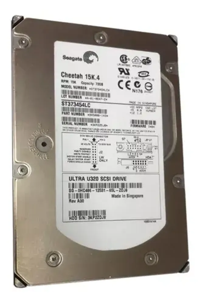 Жесткий диск Seagate Cheetah 15K.4 73,4Gb (U320/15000/8Mb) 80pin U320SCSI 9X5006-143