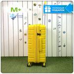 Средний чемодан Mironpan-X, Желтый, с расширителем