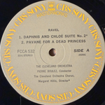 Виниловая пластинка Равель - Дафнис и Хлоя, Павана на смерть инфанты, Испанская рапсодия, Альборада LP