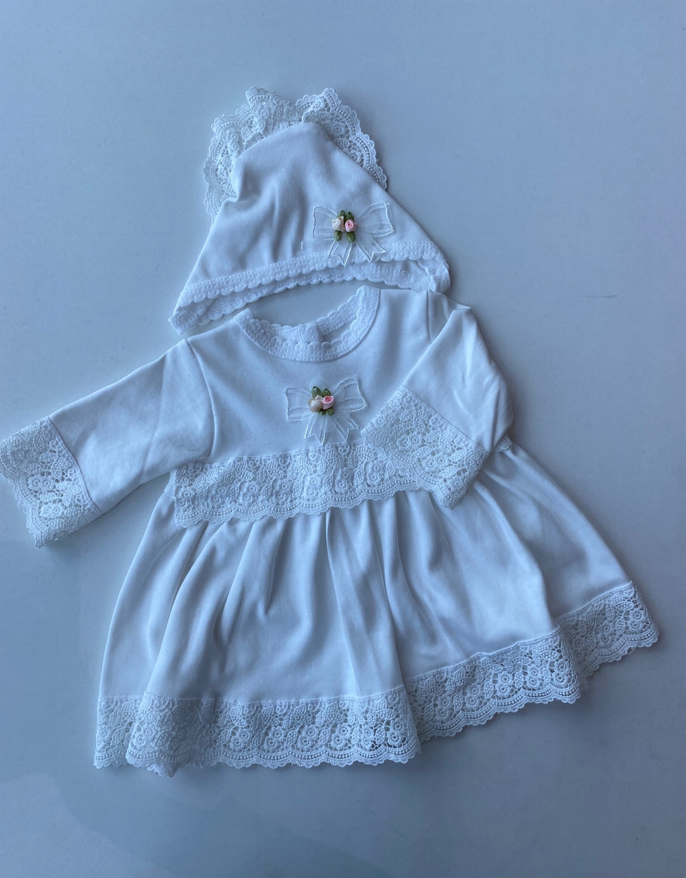 Платье с цветком  (Малышеево) интерлок Арт: 956 (Размер: 62)