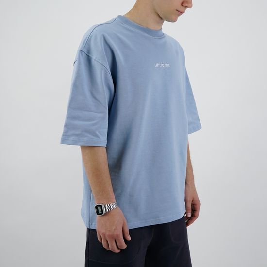 Футболка UNIFORM Relaxed (голубой пыль)